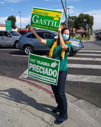 Sign Waving 1